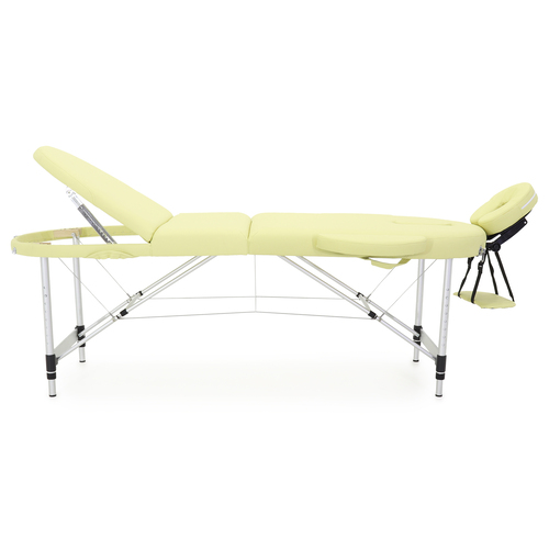 Массажный стол складной MED-MOS JFAL03 3-х секционный, овал, алюминиевая рама фото 10