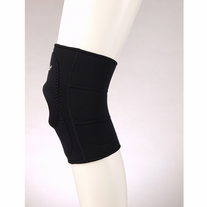 Фиксатор коленного сустава неопреновый с кольцевидной вставкой Fosta F1259, черный фото 3