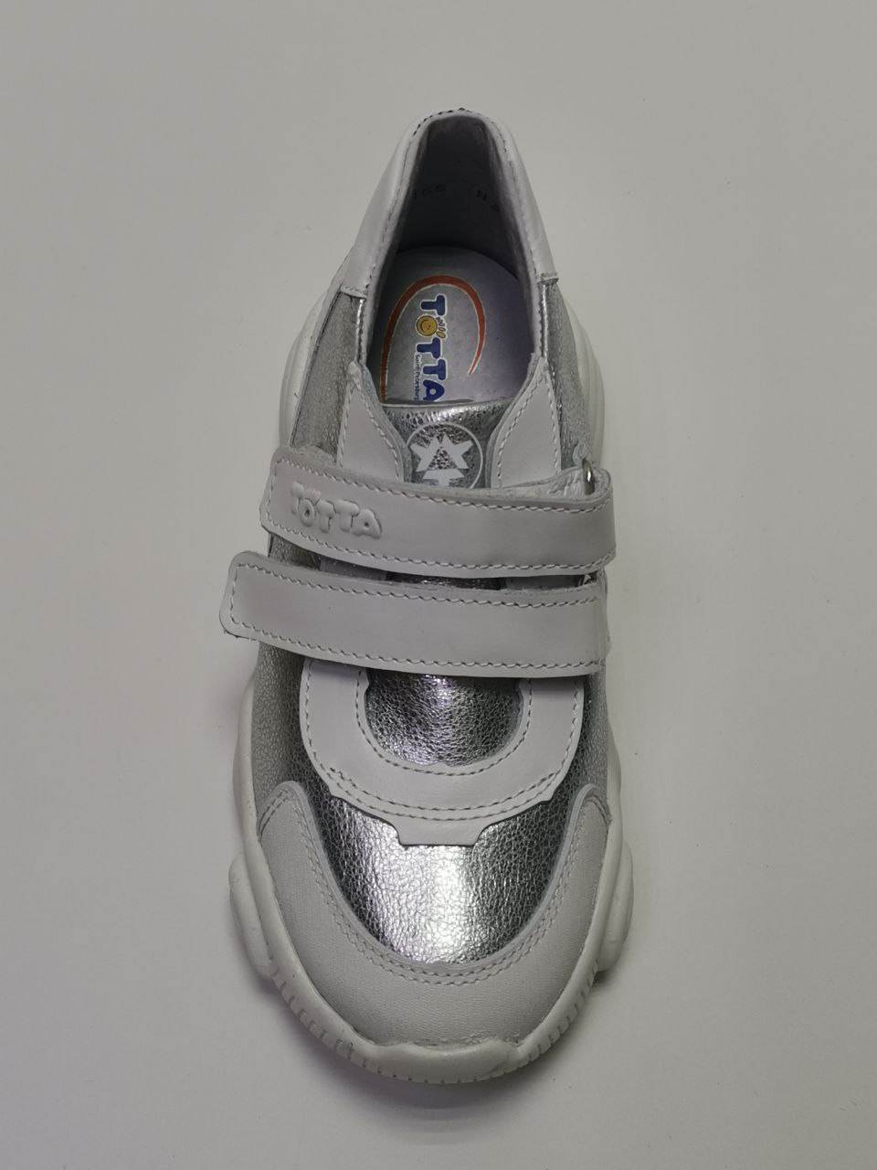 Кроссовки детские цв. серебро/белый 2465/1-КП-022,99 фото 3