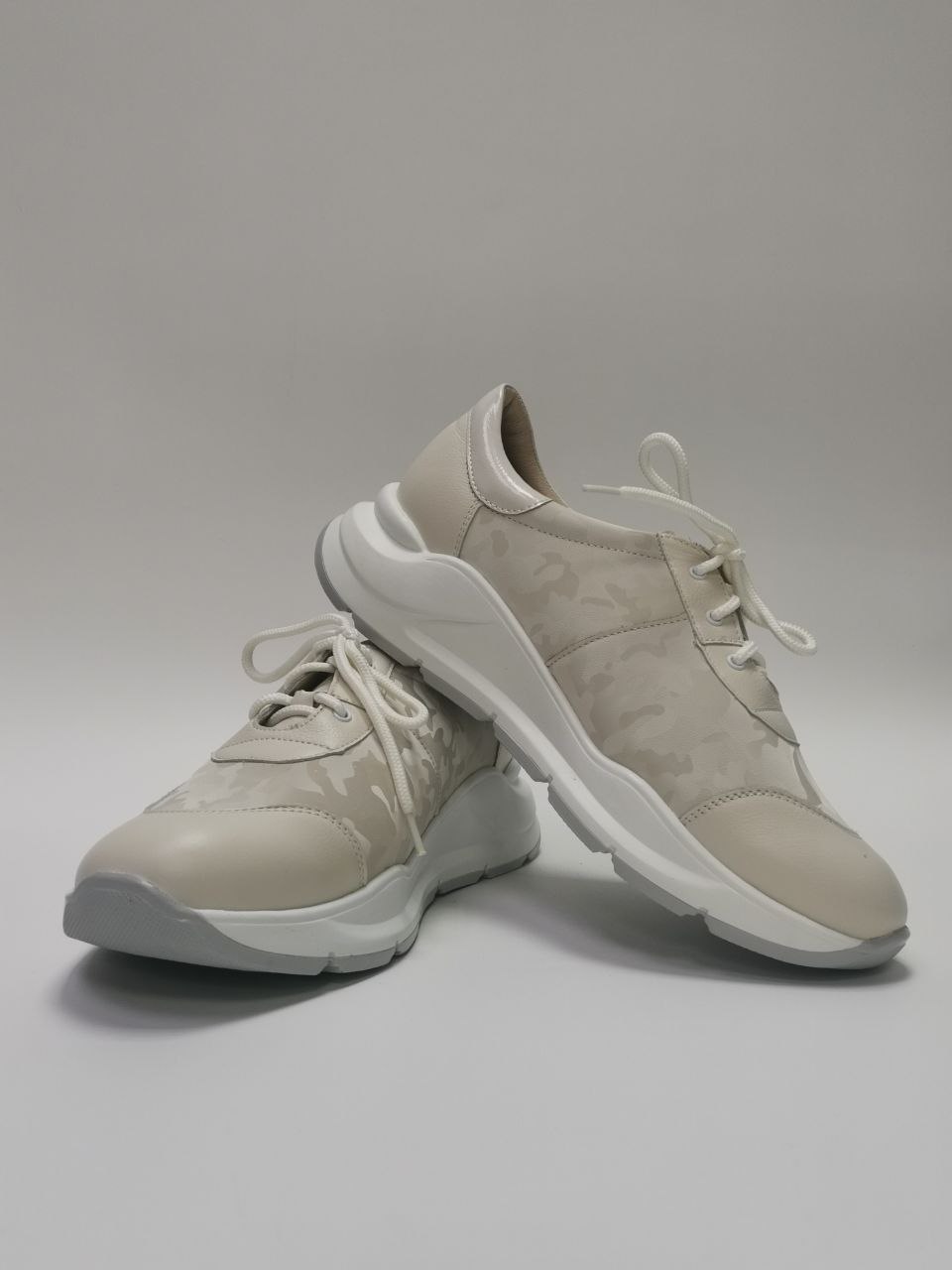 Кроссовки женские ортопедические малосложные Doctor Thomas DTD-400-9 цв.бежевый камуфляж фото 5