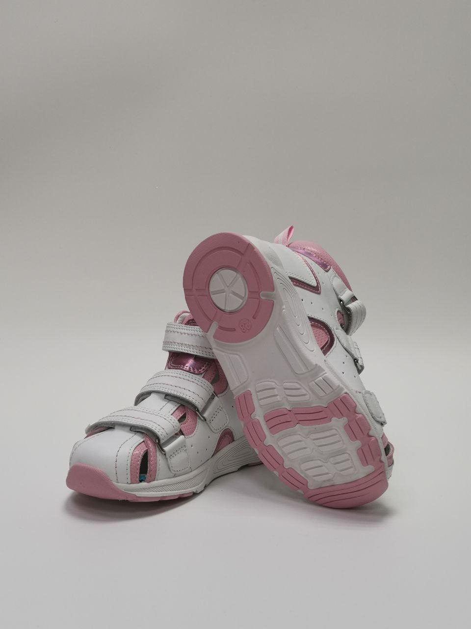 Сандалии ортопедические закрытый нос на девочку 15-345-1 фото 2