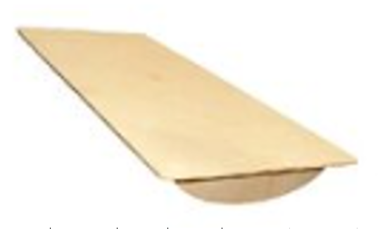 Балансировочная доска, 130*40*10 см, дерево, фанера фото 1