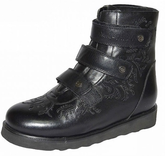 Ботинки зимние А43-042-1 фото 1