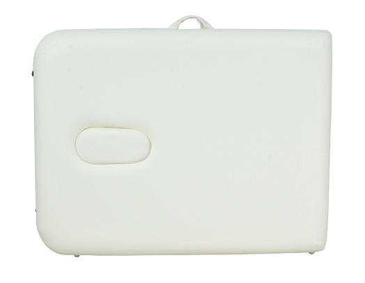 Массажный стол складной MED-MOS JF-AY01 3-х секционный, деревянная рама(однотонный, ложе 185*70) фото 4