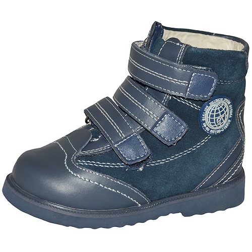 Ботинки осенние син/чер 23-212 фото 1