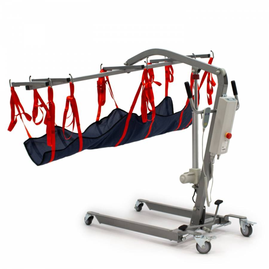 Электрический подъемник с траверсой для перемещения больных в положении лежа MET LU-210 фото 2